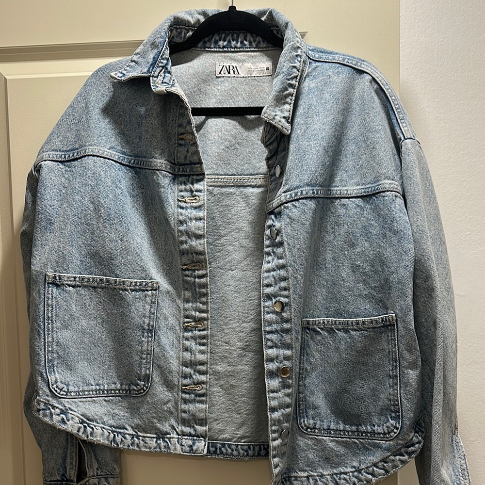 Zara Light Blue Denim Jacket